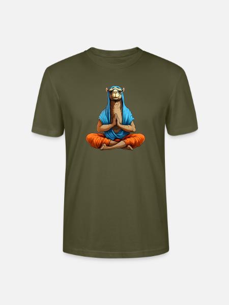 Yoga Kamel - Stanley/Stella Unisex Bio-T-Shirt CRAFTER - Khaki
