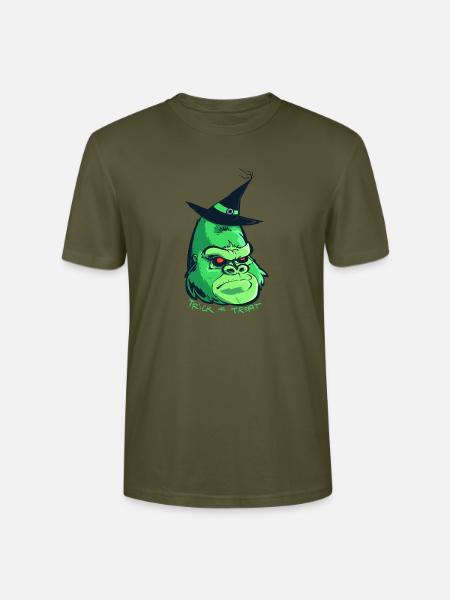 Halloween-Zombie-Gorilla - Stanley/Stella Unisex Bio-T-Shirt CRAFTER - Khaki
