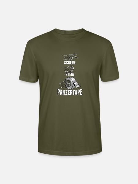 Schere Stein Panzertape - Stanley/Stella Unisex Bio-T-Shirt CRAFTER - Khaki