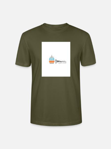 Alpine Vibes Kabelbahn - Stanley/Stella Unisex Bio-T-Shirt CRAFTER - Khaki