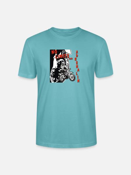 adrenalin no limits mx - Stanley/Stella Unisex Bio-T-Shirt CRAFTER - Pastelltürkis