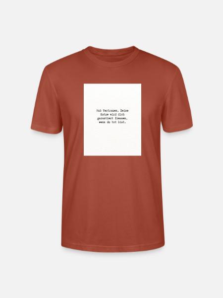 Hab Vertrauen - Stanley/Stella Unisex Bio-T-Shirt CRAFTER - Terrakotta