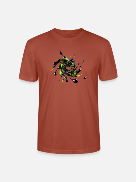 Giftiger Neon-Flüssigchromwirbel - Stanley/Stella Unisex Bio-T-Shirt CRAFTER - Terrakotta