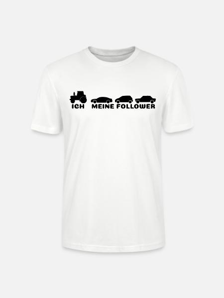 Ich meine Follower - Stanley/Stella Unisex Bio-T-Shirt CRAFTER - Weiß