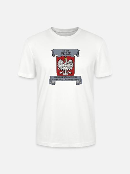 ich bin Pole - Stanley/Stella Unisex Bio-T-Shirt CRAFTER - Weiß