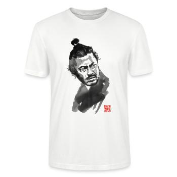 Toshiro Mifune: ein großer japanischer Schauspieler - Stanley/Stella Unisex Bio-T-Shirt CRAFTER - Weiß - Vorne - Alina (178cm) & Michal (187cm)