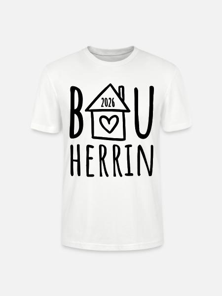 Bauherrin 2026 - Stanley/Stella Unisex Bio-T-Shirt CRAFTER - Weiß