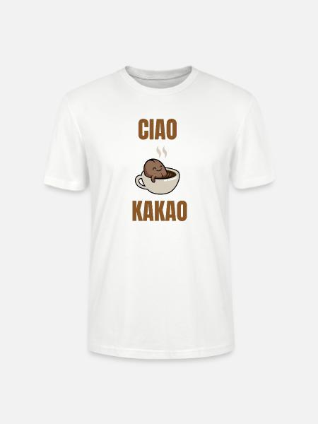 ciao cocoa - Stanley/Stella CRAFTER Unisex Organic T-Shirt - white