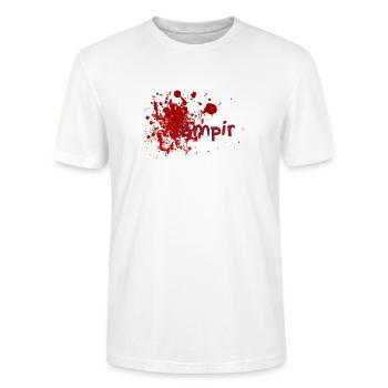 Vampir - Stanley/Stella Unisex Bio-T-Shirt CRAFTER - Weiß - Vorne - Alina (178cm) & Michal (187cm)