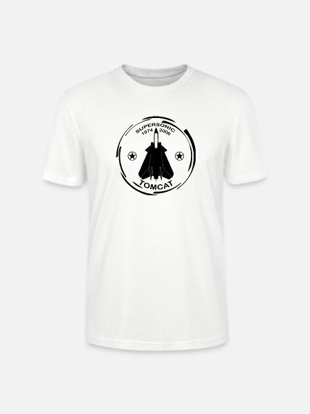 Plane F14 Tomcat - Stanley/Stella CRAFTER Unisex Organic T-Shirt - white