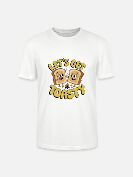 Lass uns warm werden - Stanley/Stella Unisex Bio-T-Shirt CRAFTER - Weiß