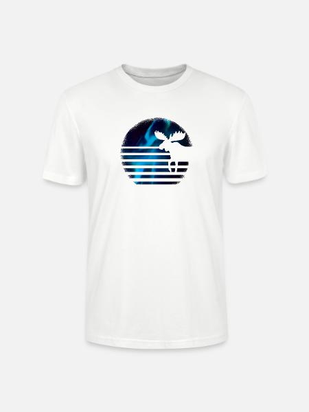 Elch - Stanley/Stella Unisex Bio-T-Shirt CRAFTER - Weiß