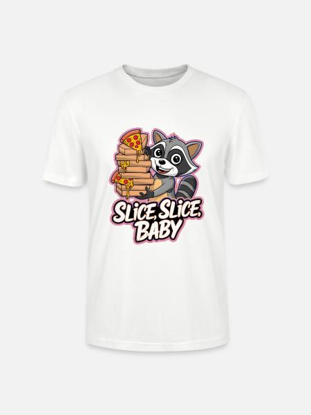 Tranche, Tranche, Bébé - T-shirt bio CRAFTER Stanley Stella Unisexe - blanc