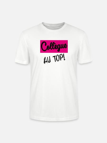 COLLEGUE - T-shirt bio CRAFTER Stanley Stella Unisexe - blanc