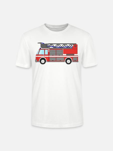 Fire engine Fire engine - Stanley/Stella CRAFTER Unisex Organic T-Shirt - white