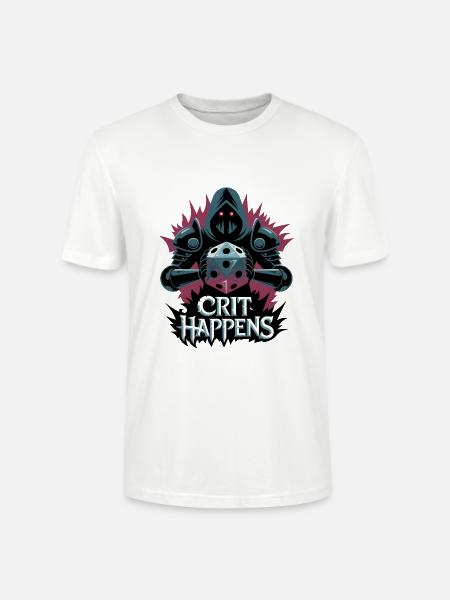 Crit Happens - Stanley/Stella CRAFTER Unisex Organic T-Shirt - white
