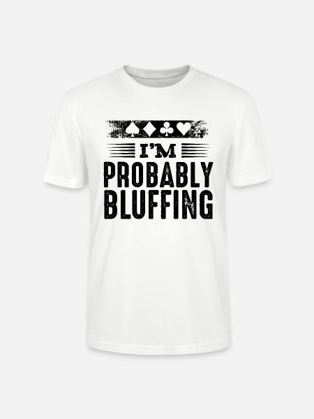 Poker - Stanley/Stella CRAFTER Unisex Organic T-Shirt - white