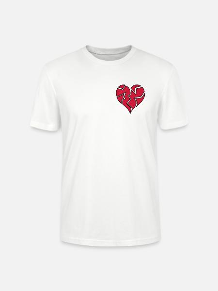 HEARTBROKEN <3 - Stanley/Stella Unisex Bio-T-Shirt CRAFTER - Weiß