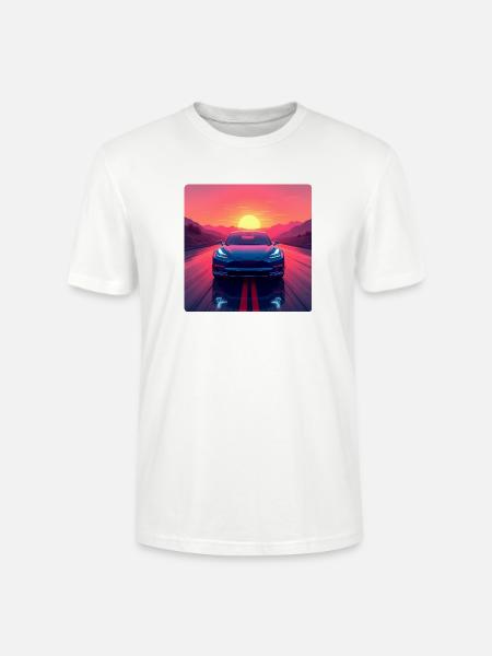 Electric Highway - Stanley/Stella CRAFTER Unisex Organic T-Shirt - white