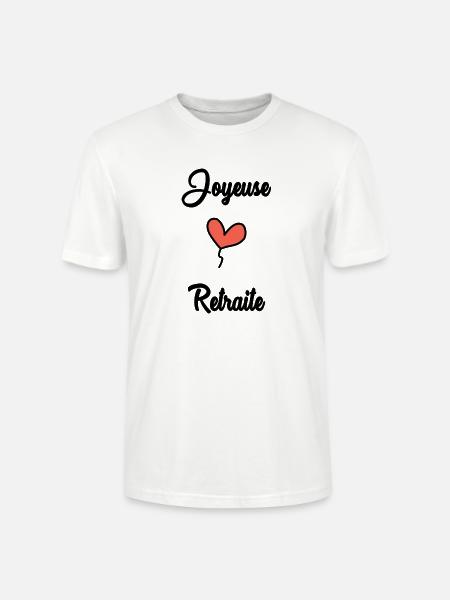 COLLEAGUE. START. RETIREMENT - Stanley/Stella CRAFTER Unisex Organic T-Shirt - white