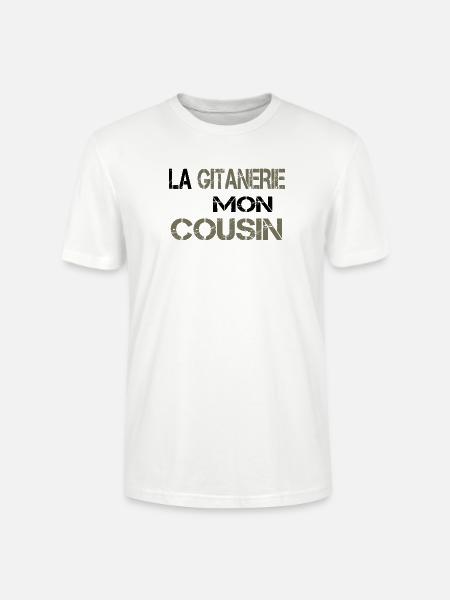 La gitanerie mon cousin - T-shirt bio CRAFTER Stanley Stella Unisexe - blanc