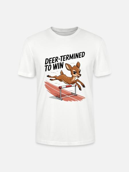 Deer-Termined pour gagner - T-shirt bio CRAFTER Stanley Stella Unisexe - blanc