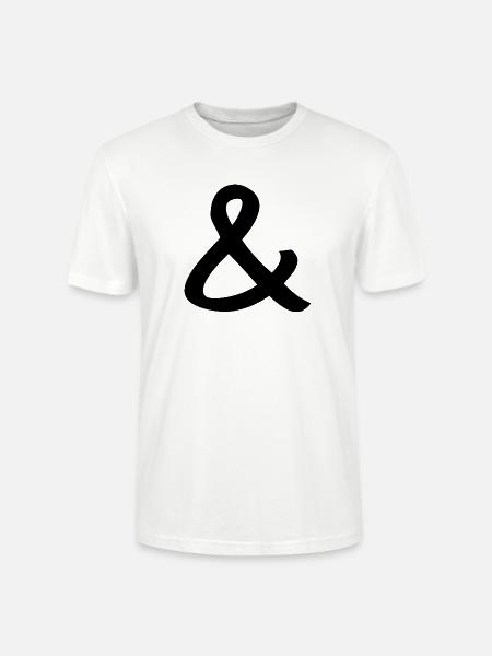 esperluette - T-shirt bio CRAFTER Stanley Stella Unisexe - blanc
