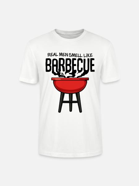 Red Kettle Grill Illustration - T-shirt bio CRAFTER Stanley Stella Unisexe - blanc