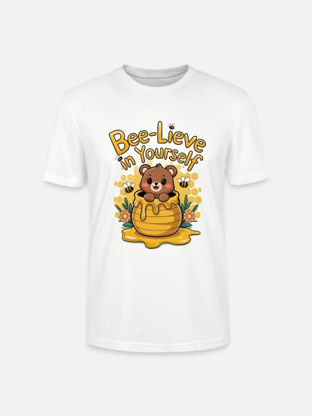 Croyez en vous-même - T-shirt bio CRAFTER Stanley Stella Unisexe - blanc