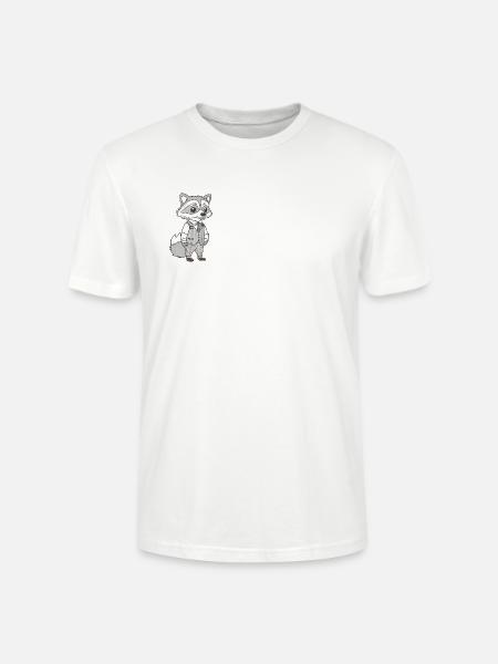 Geschäftiger Fuchs - Stanley/Stella Unisex Bio-T-Shirt CRAFTER - Weiß