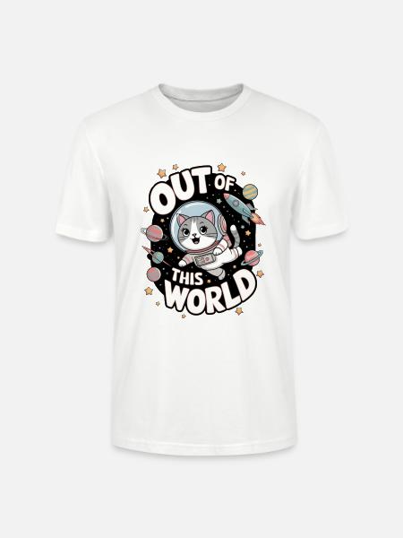 Out Of This World - Stanley/Stella CRAFTER Unisex Organic T-Shirt - white