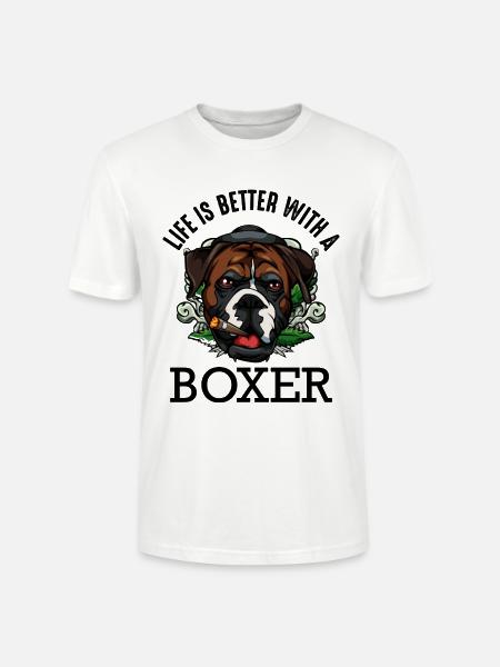 boxeur - T-shirt bio CRAFTER Stanley Stella Unisexe - blanc