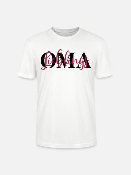 Lieblingsoma Oma - Stanley/Stella Unisex Bio-T-Shirt CRAFTER - Weiß