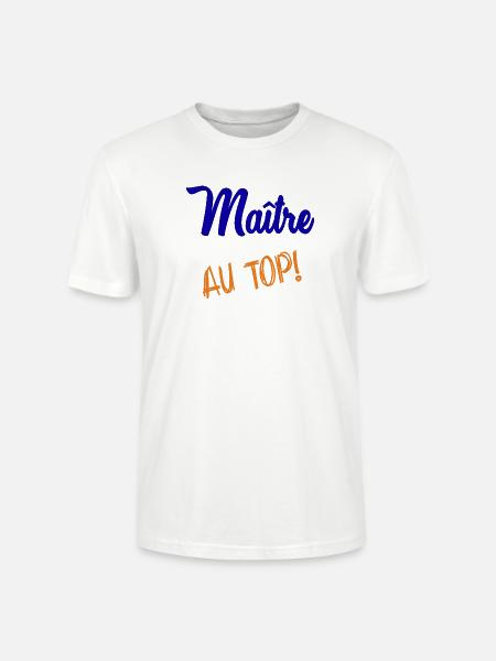 MAITRE - T-shirt bio CRAFTER Stanley Stella Unisexe - blanc