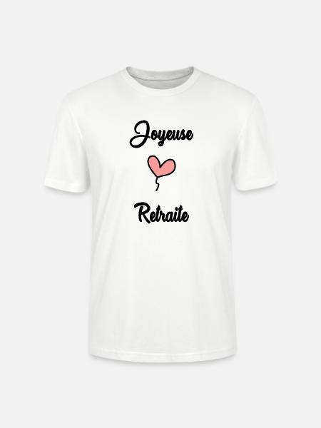 RETIREMENT. RETIREMENT. RETIRED - Stanley/Stella CRAFTER Unisex Organic T-Shirt - white
