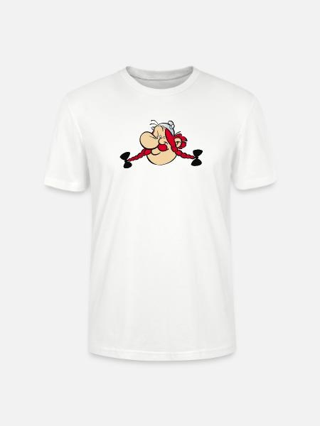 Asterix & Obelix - Obelix Face - Stanley/Stella CRAFTER Unisex Organic T-Shirt - white