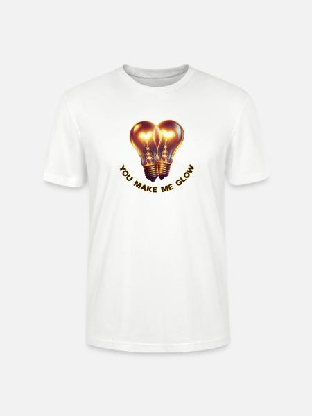 You Make Me Glow - Stanley/Stella CRAFTER Unisex Organic T-Shirt - white
