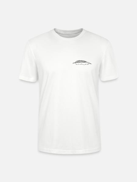 feather - Stanley/Stella CRAFTER Unisex Organic T-Shirt - white