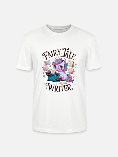 Fairy Tale Writer - Stanley/Stella CRAFTER Unisex Organic T-Shirt - white