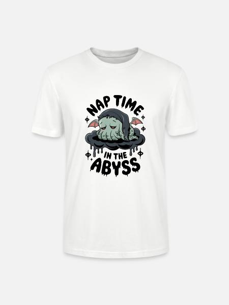 Nap Time In The Abyss - Stanley/Stella CRAFTER Unisex Organic T-Shirt - white