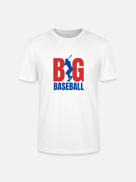 Baseball BIG - Stanley/Stella CRAFTER Unisex Organic T-Shirt - white