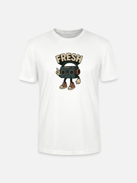 Fresh - Stanley/Stella Unisex Bio-T-Shirt CRAFTER - Weiß