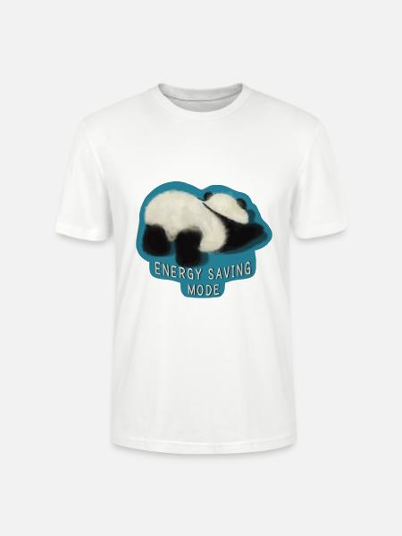 Lazy Panda - Stanley/Stella Unisex Bio-T-Shirt CRAFTER - Weiß