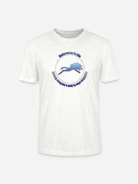 Underwater is Life - Stanley/Stella Unisex Bio-T-Shirt CRAFTER - Weiß