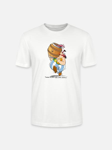 Asterix These Rugbymen - Stanley/Stella Unisex Bio-T-Shirt CRAFTER - Weiß