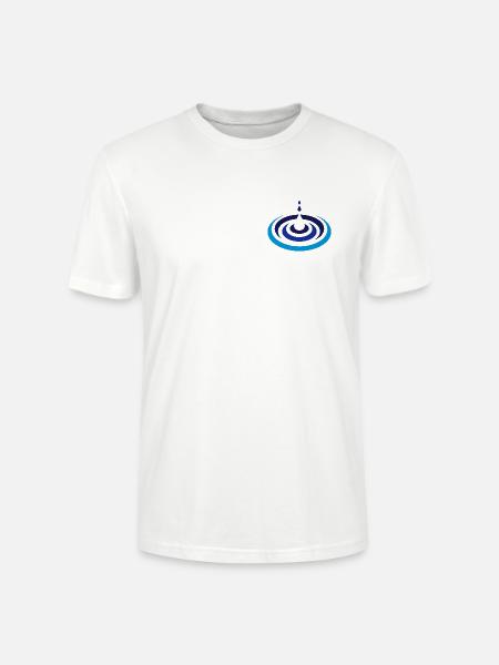 Wassertropfen Logo - Stanley/Stella Unisex Bio-T-Shirt CRAFTER - Weiß