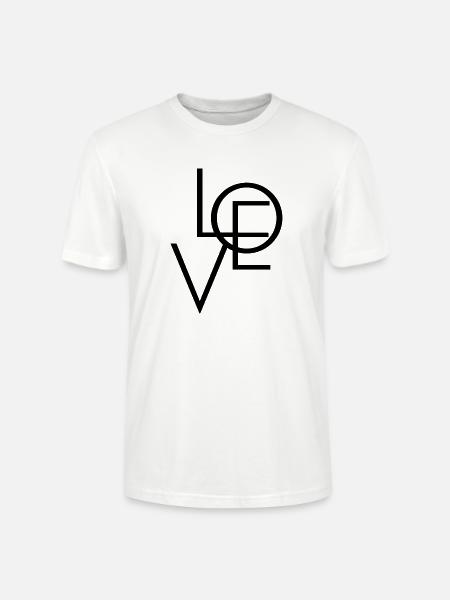 LOVE - Stanley/Stella Unisex Bio-T-Shirt CRAFTER - Weiß