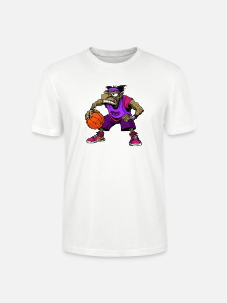 B-Ball Hip-Hop Rap - Stanley/Stella Unisex Bio-T-Shirt CRAFTER - Weiß