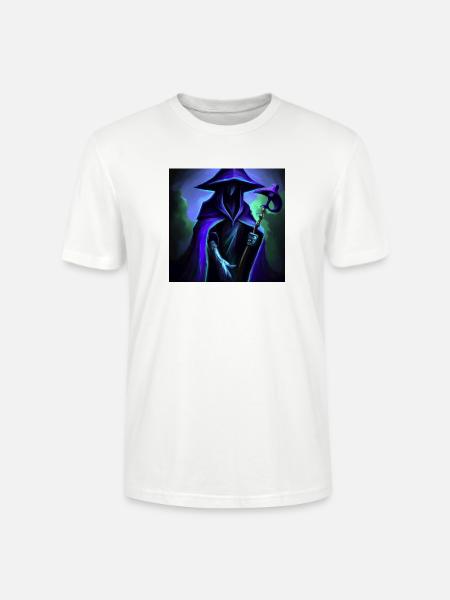 Dunkler Zauberer - Stanley/Stella Unisex Bio-T-Shirt CRAFTER - Weiß