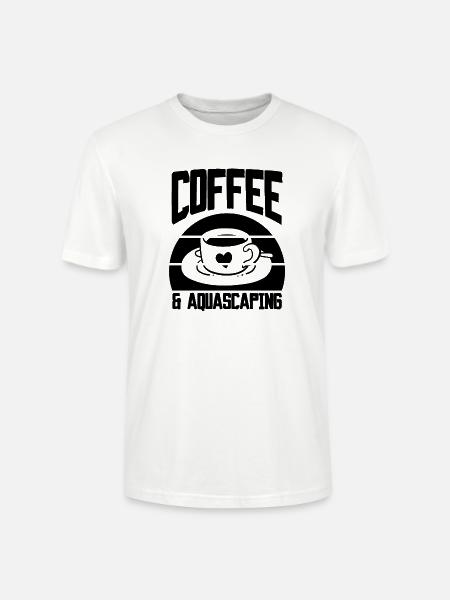 Coffee & Aquascaping - Stanley/Stella Unisex Bio-T-Shirt CRAFTER - Weiß